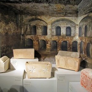 Ossuaries from the Talpiot Tomb, Israel Museum