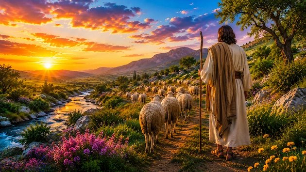 Meeting the Good Shepherd in Hebrew